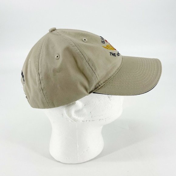 US Open 2012 Golf Olympic Club Hat CAP Adjustable Strapback USGA Light Tan - Picture 7 of 11